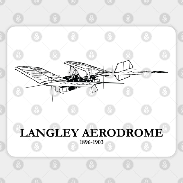 Langley Aerodrome 1896–1903 Sticker by Lakeric
